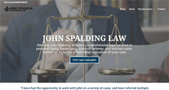 Desktop Screenshot of johnspaldinglaw.com